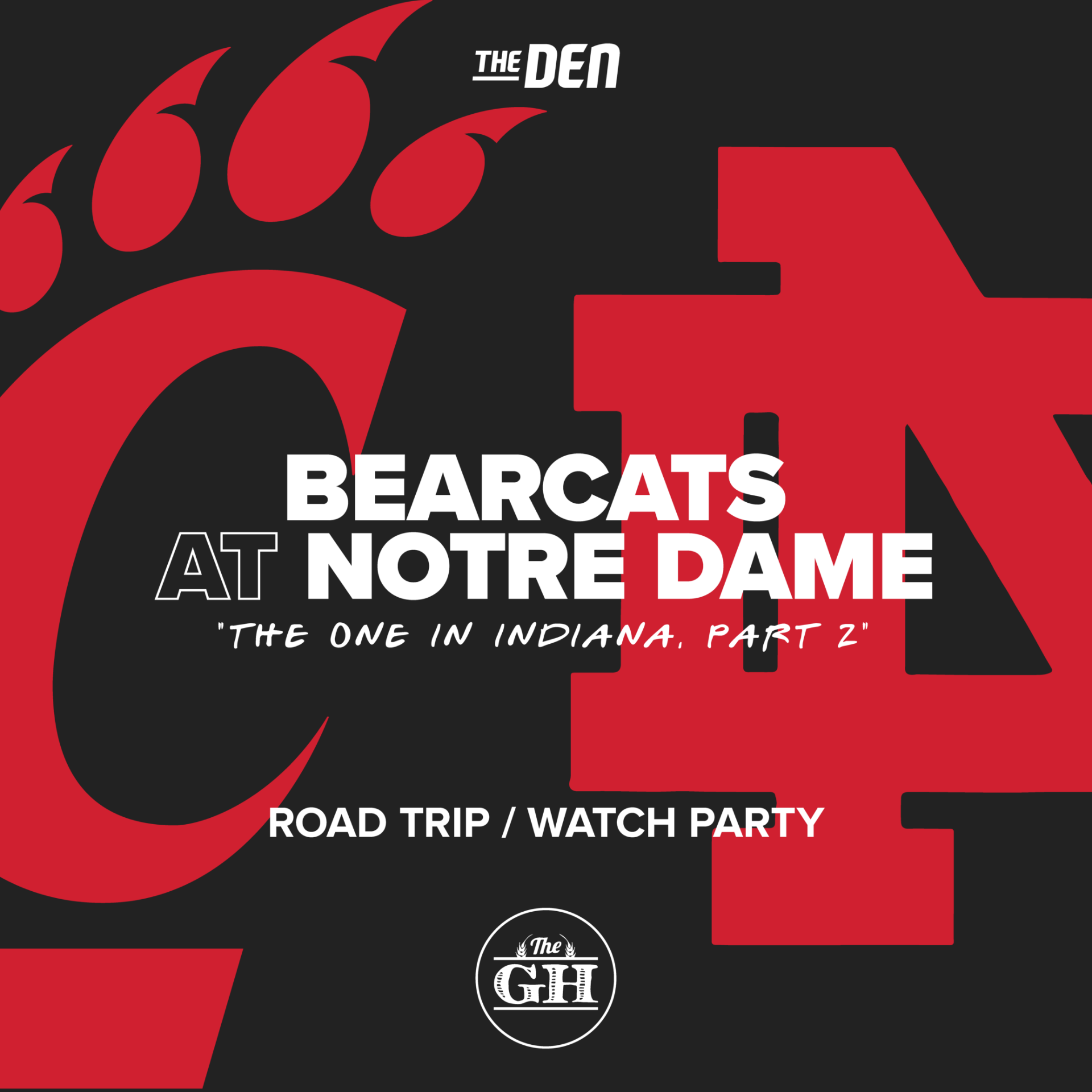 Tailgreeter The Den Cincinnati Notre Dame Tailgate